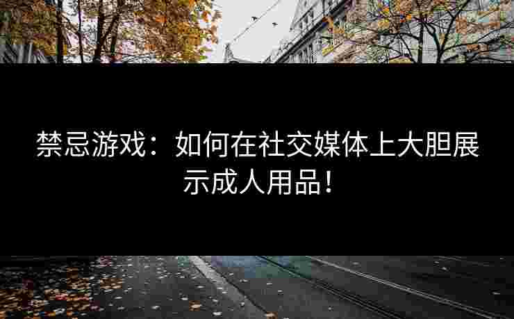 禁忌游戏：如何在社交媒体上大胆展示成人用品！